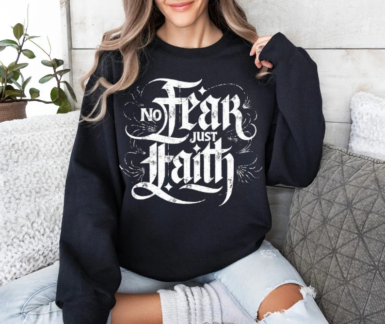 NO FEAR JUST FAITH WHITE (2 OPTIONS) - DTF TRANSFER