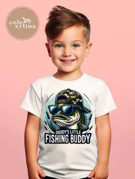DADDY’S LITTLE FISHING BUDDY - DTF TRANSFER