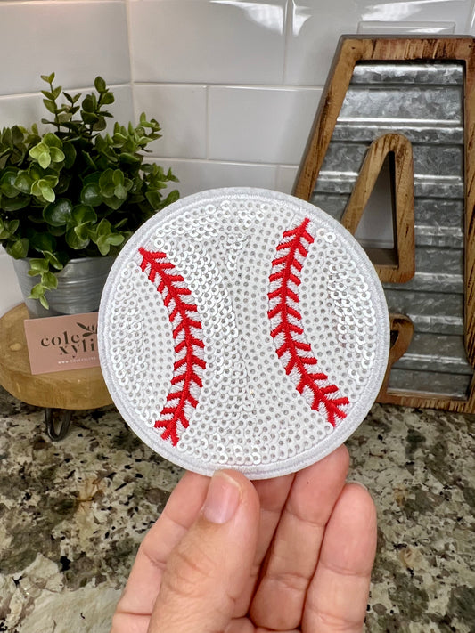 BASEBALL - MINI SEQUIN PATCH