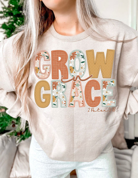 GROW IN GRACE - DTF TRANSFER