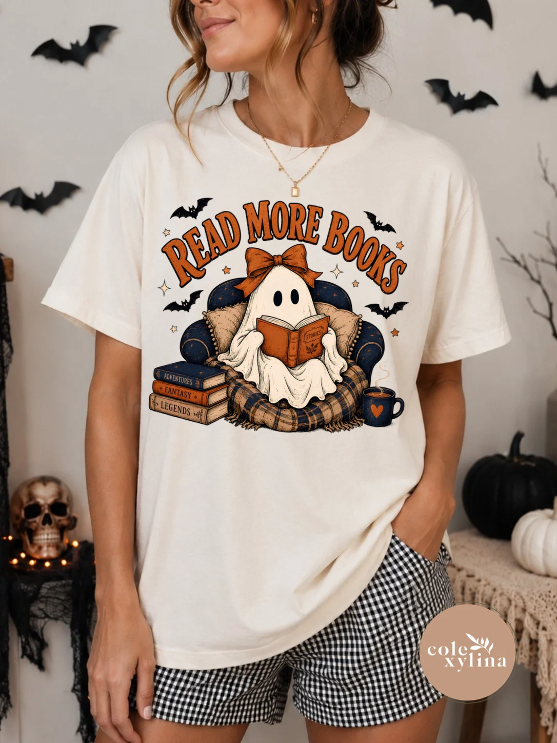 GHOST READ MORE BOOKS - DTF TRANSFER