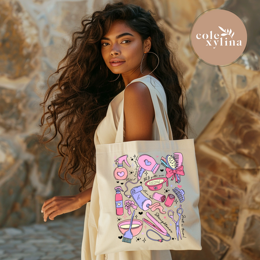 HAIR DRESSER THINGS - TOTE