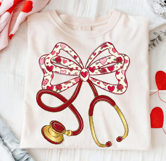 VALENTINE STETHOSCOPE - DTF TRANSFER