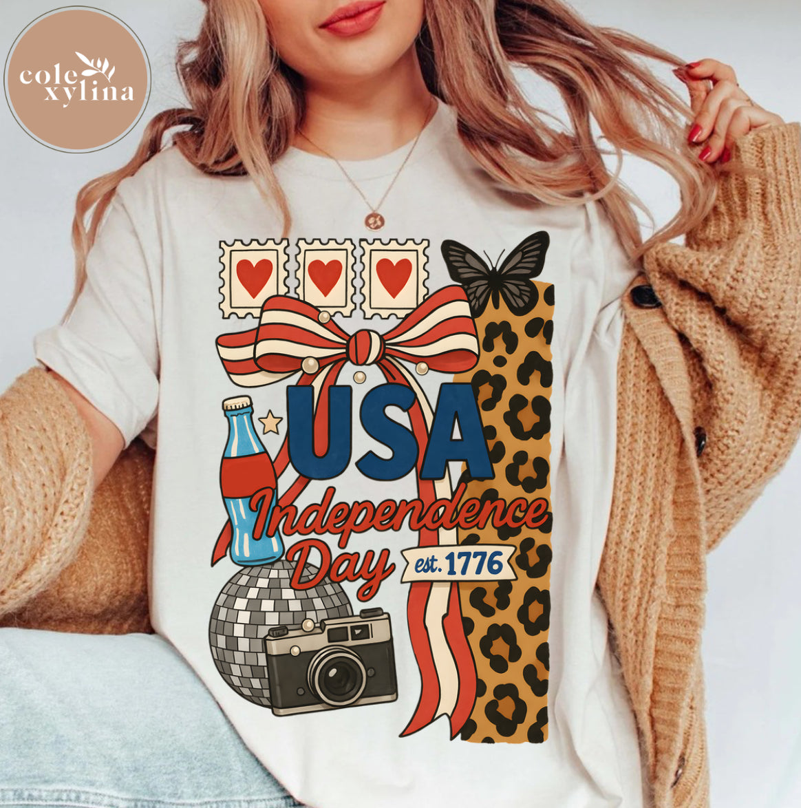 USA INDEPENENCE DAY EST 1776 - DTF TRANSFER