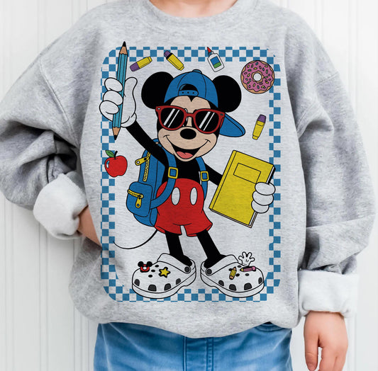 BOY MOUSE SCHOOL - DTF TRANSFER