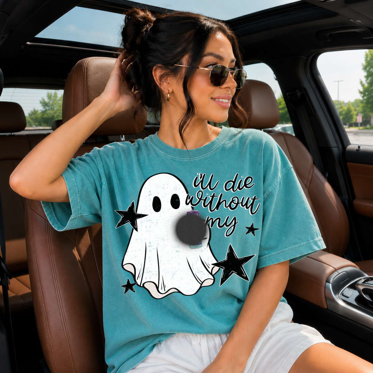 GHOST I’LL DIE WITHOUT MY DRINK - DTF TRANSFER