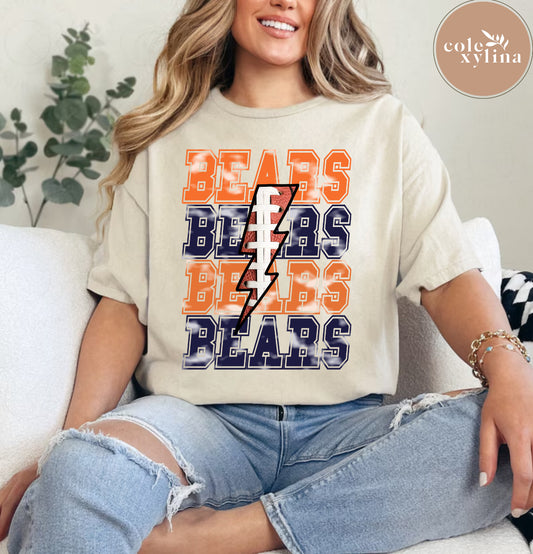 BEARS RETRO BOLT - DTF TRANSFER