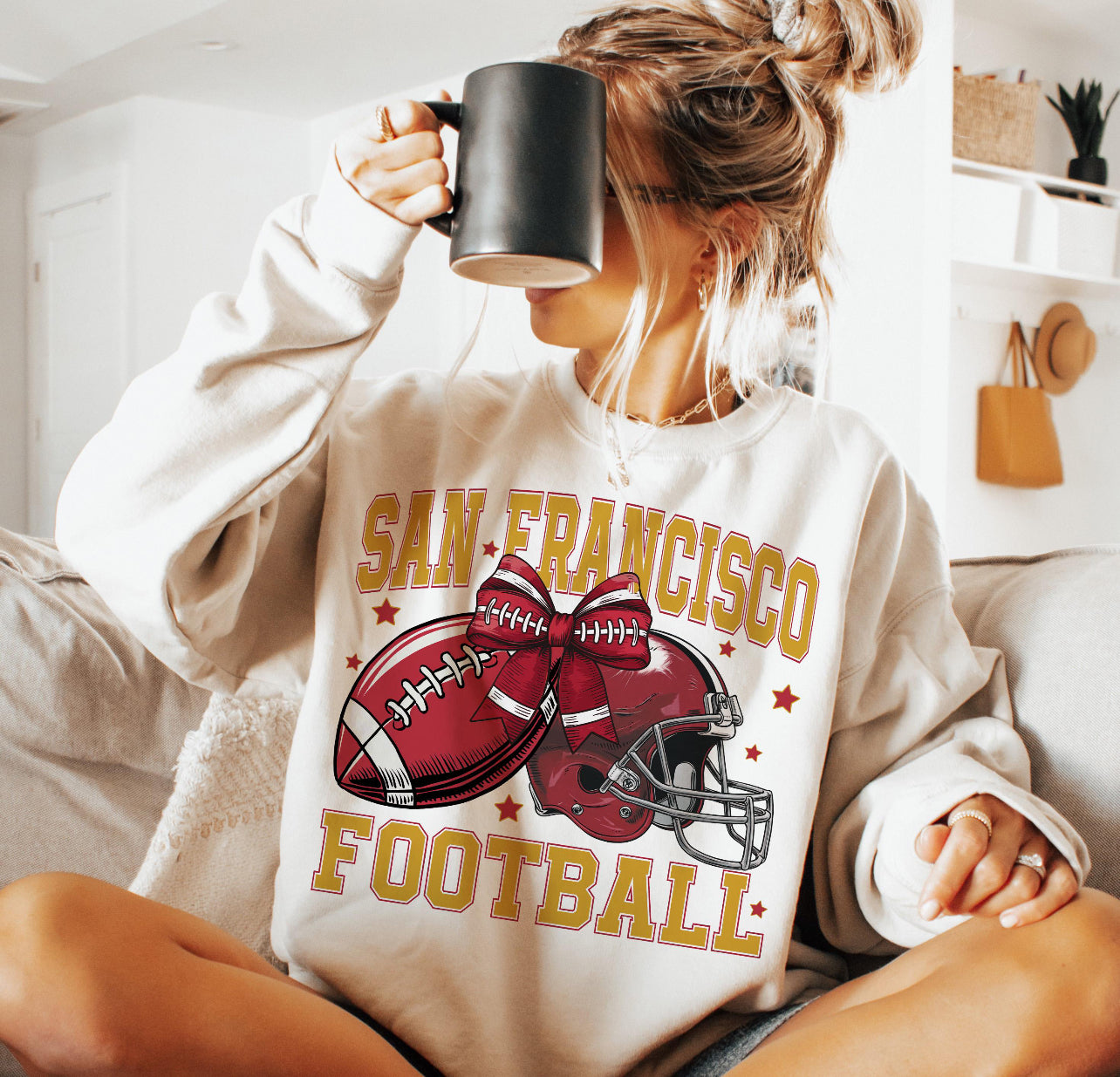 SAN FRANCISCO FOOTBALL COQUETTE - DTF TRANSFER