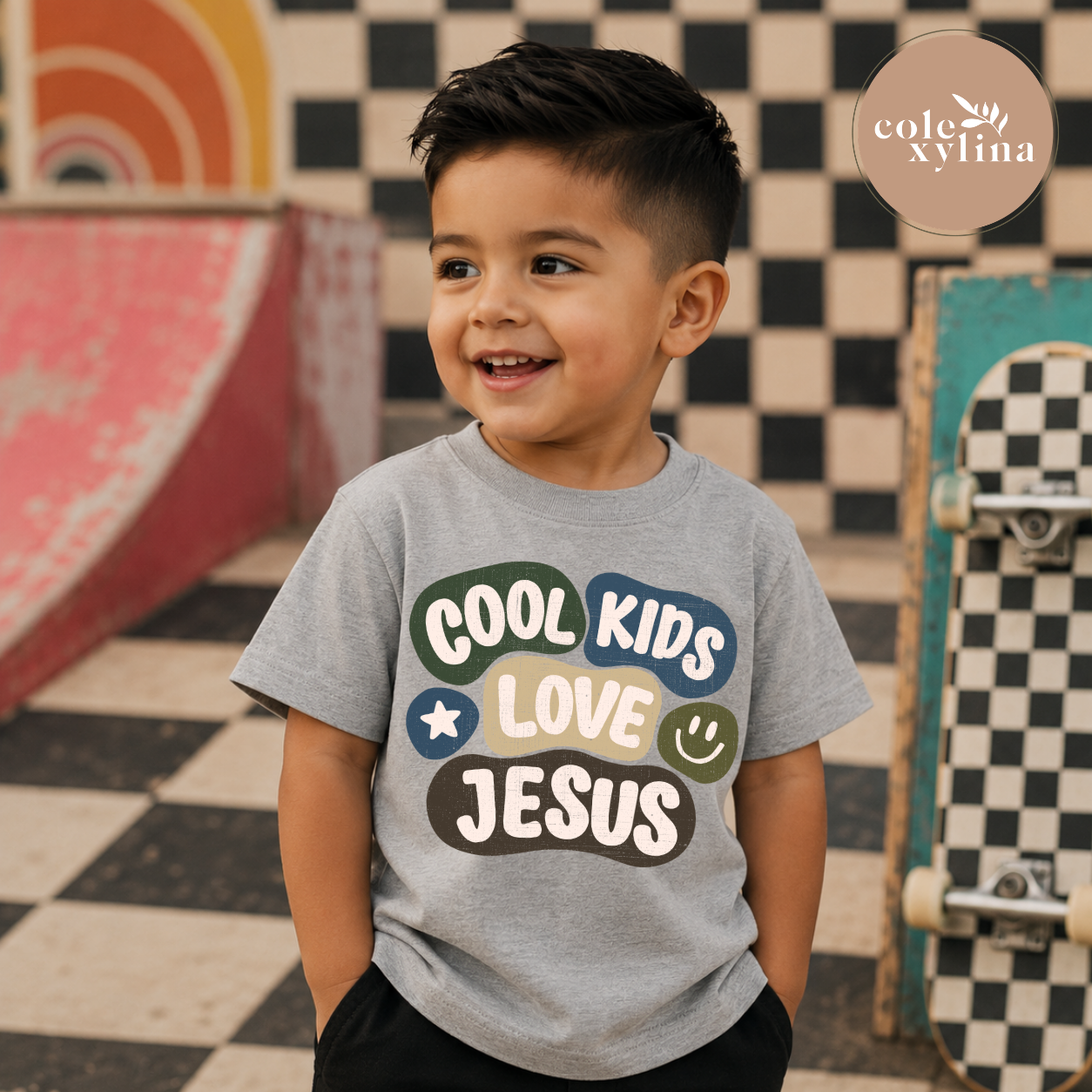 COOL KIDS LOVES JESUS BOY - DTF TRANSFER