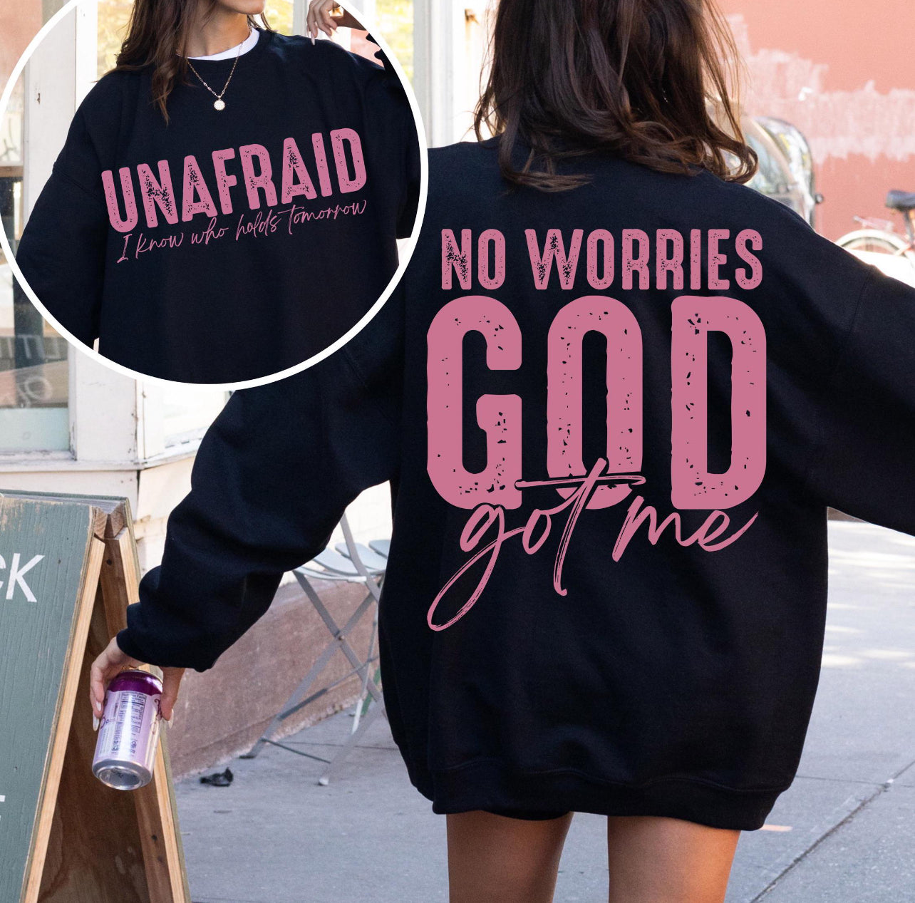 UNAFRAID GOD GOT ME (4 OPTIONS) - DTF TRANSFER