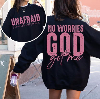 UNAFRAID GOD GOT ME (4 OPTIONS) - DTF TRANSFER