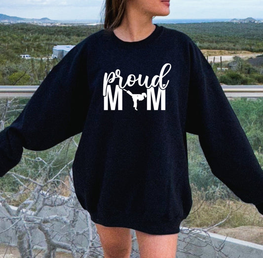 PROUD MOM KARATE - DTF TRANSFER