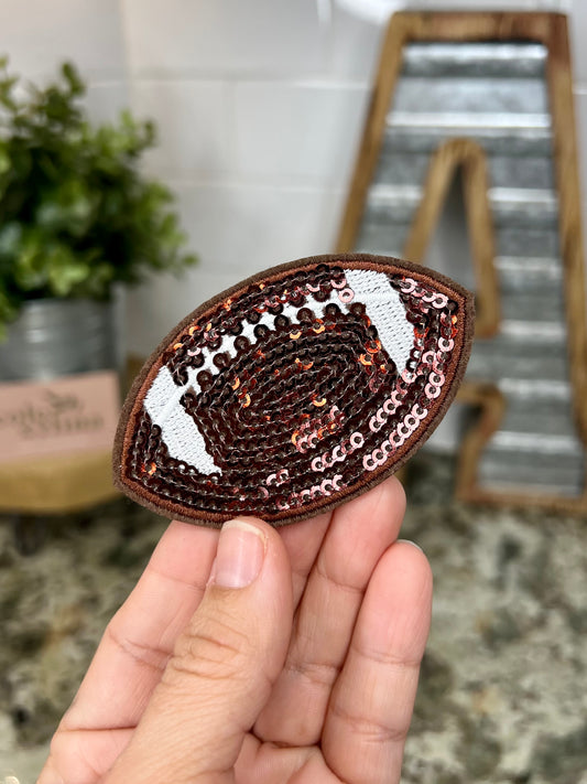 FOOTBALL - MINI SEQUIN PATCH