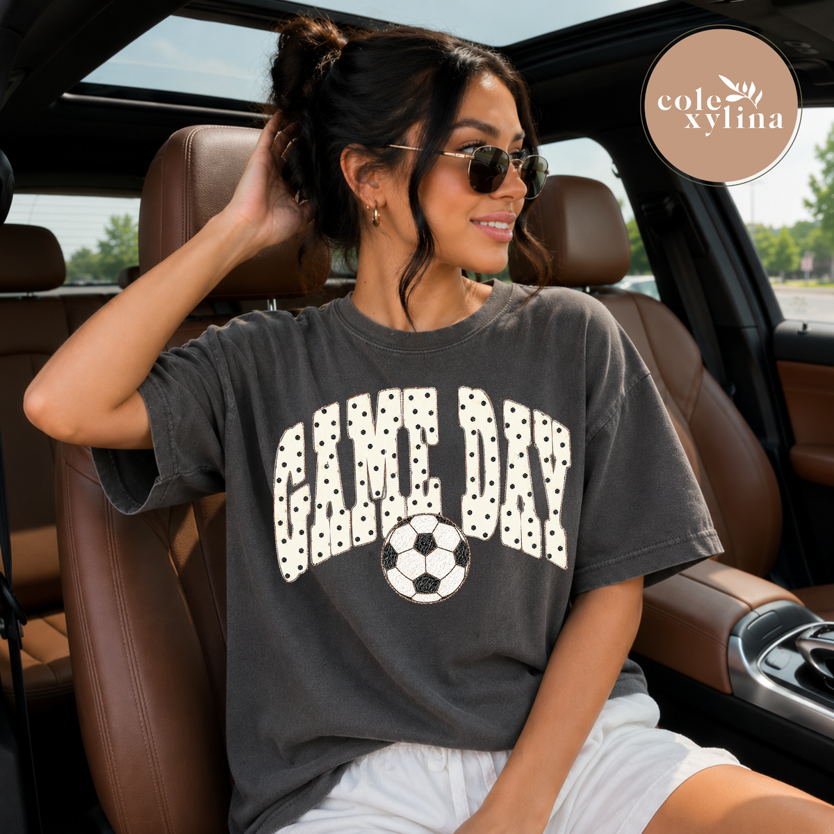 POLKA DOT SOCCER GAME DAY - DTF TRANSFER