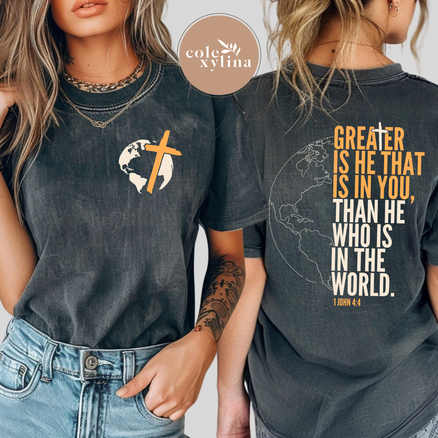 GREATER IS HE THAT IS IN YOU A1 (2 COLOR OPTIONS) - DTF TRANSFER