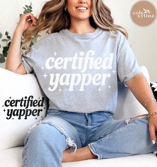 CERTIFIED YAPPER A1 (2 OPTIONS) - DTF TRANSFER