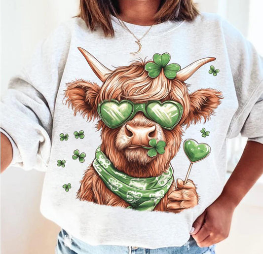 LUCKY ST.PATRICK’S COW - DTF TRANSFER