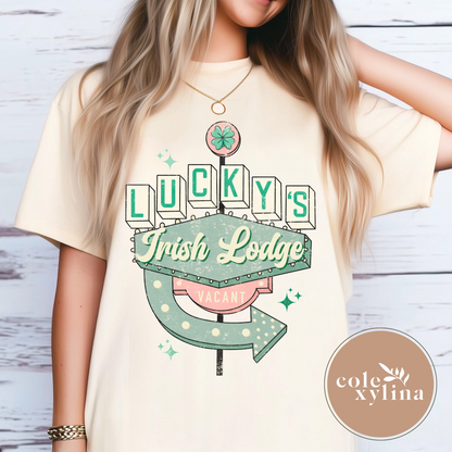 LUCKY IRISH PUB (2 OPTIONS) - DTF TRANSFER