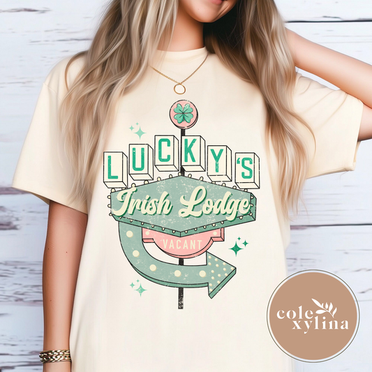 LUCKY IRISH PUB (2 OPTIONS) - DTF TRANSFER