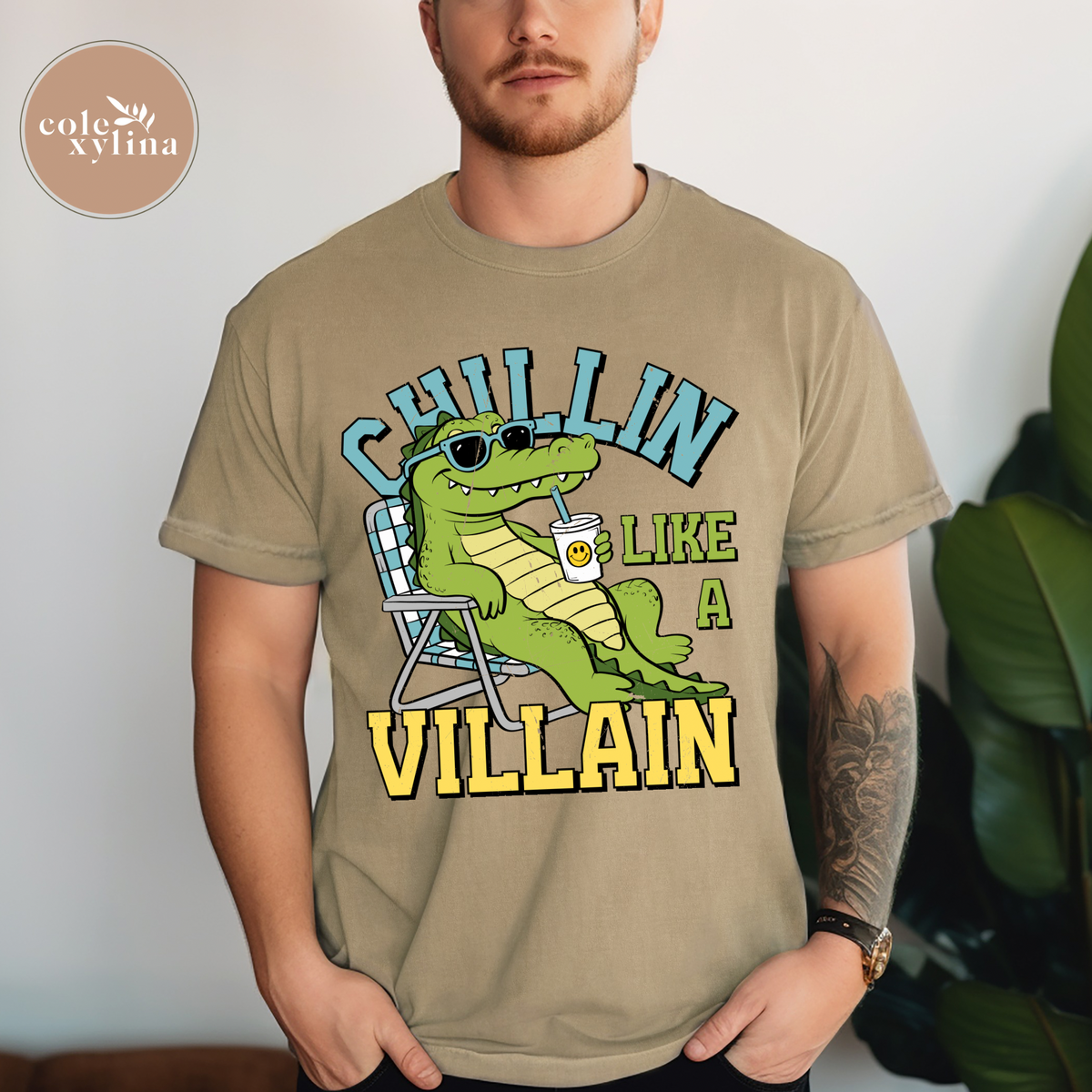 GATOR CHILLIN LIKE A VILLAIN - DTF TRANSFER