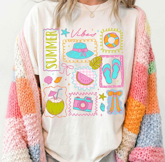 CUTEST SUMMER VIBES - DTF TRANSFER