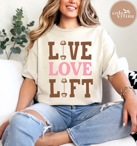 LIVE LIFT - DTF TRANSFER