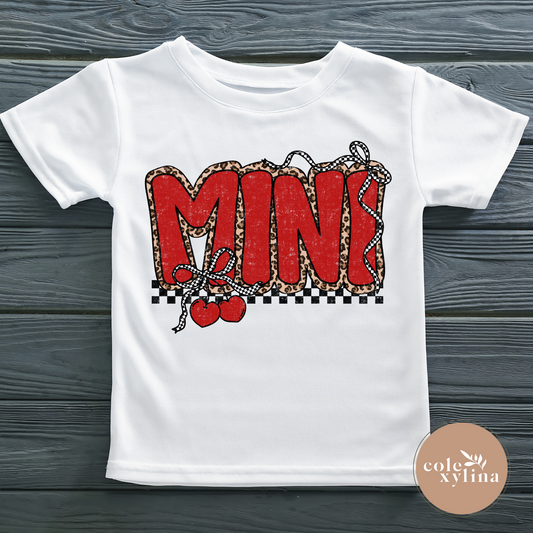 RETRO HEART CHERRY MINI - DTF TRANSFER