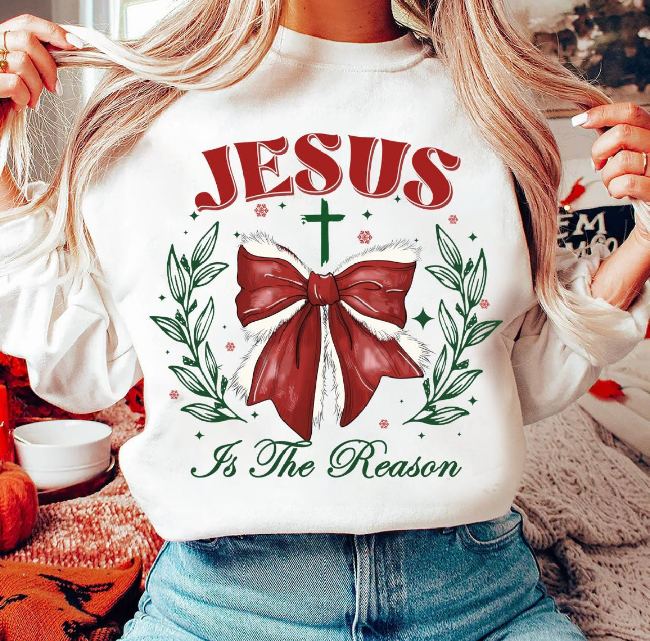 JESUS IS THE REASON - DTF TRANSFER