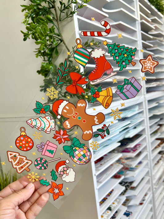 FESTIVE GINGERBREAD - 16OZ WRAP DOUBLE SIDED