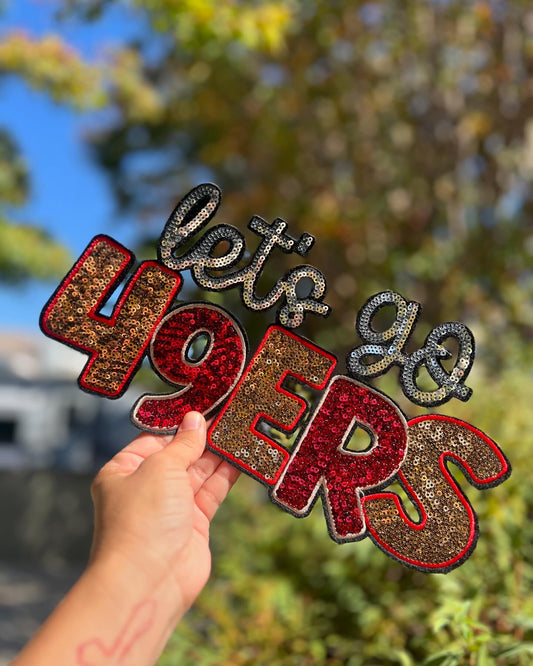 CHENILLE PATCH - LET’S GO 49ERS