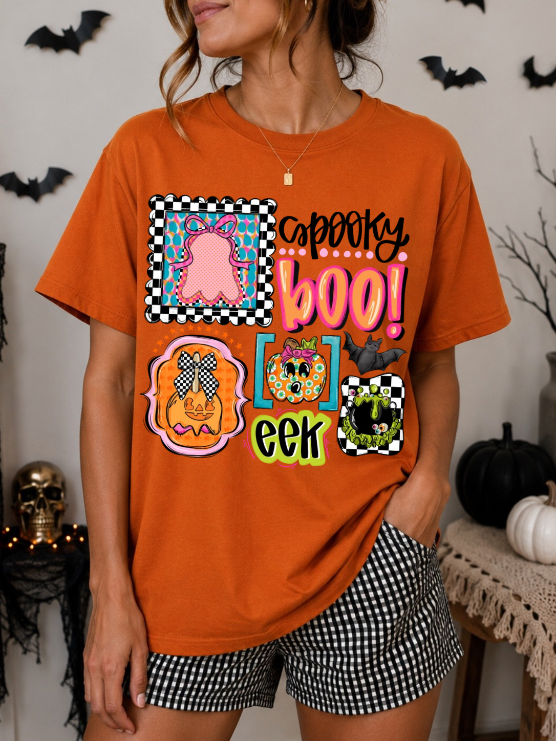 SPOOKY HALLOWEEN COLLAGE - DTF TRANSFER