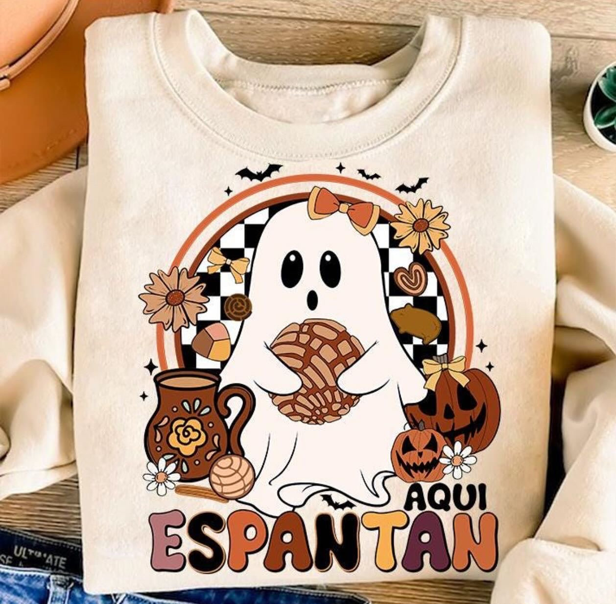 DTF TRANSFER - FALL AQUI ESPANTAN