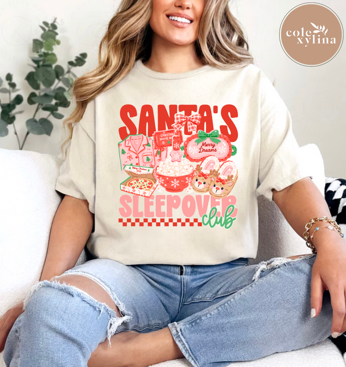 SANTA’S SLEEPOVER CLUB - DTF TRANSFER