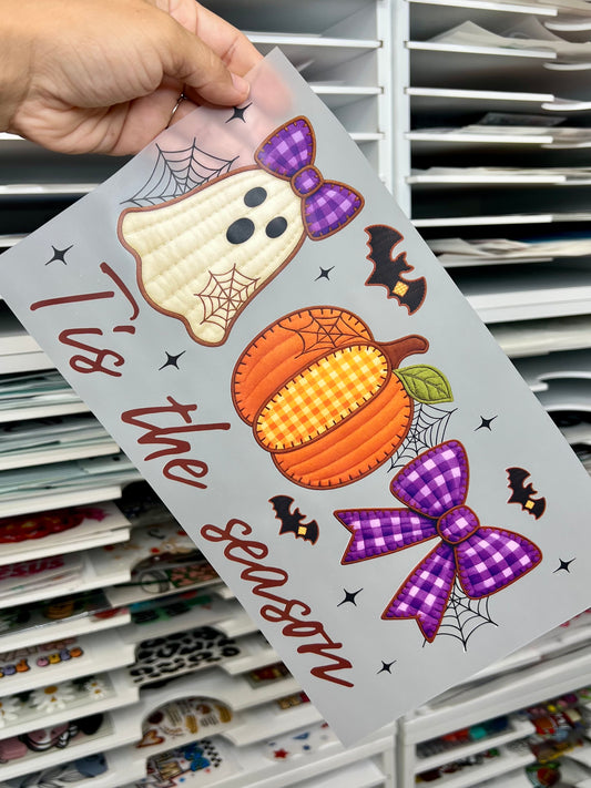 TT FAUX PATCH TIS THE SEASON - DTF TRANSFER