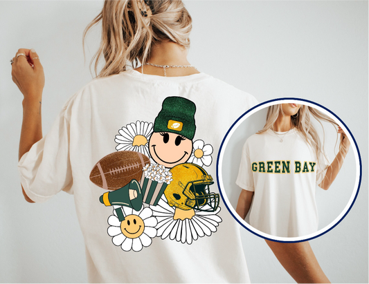 RETRO GREEN BAY TWO PIECE - DTF TRANSFER