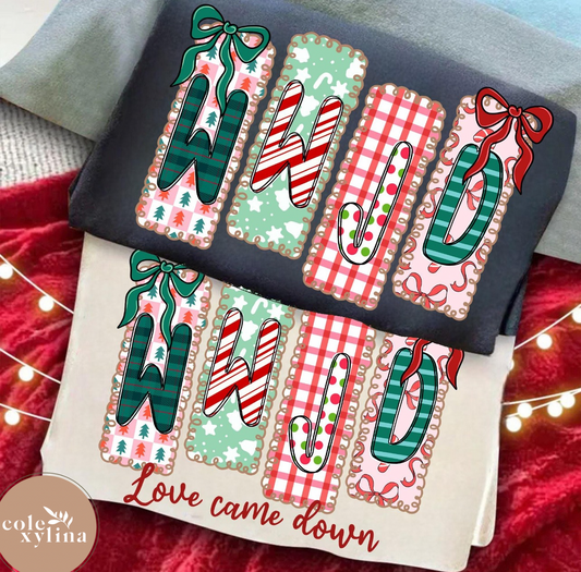 FESTIVE WWJD  - DTF TRANSFER