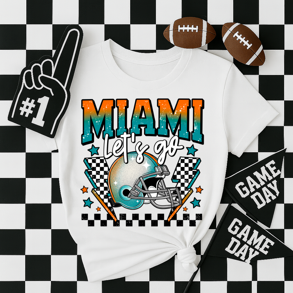 MIAMI LET’S GO - DTF TRANSFER