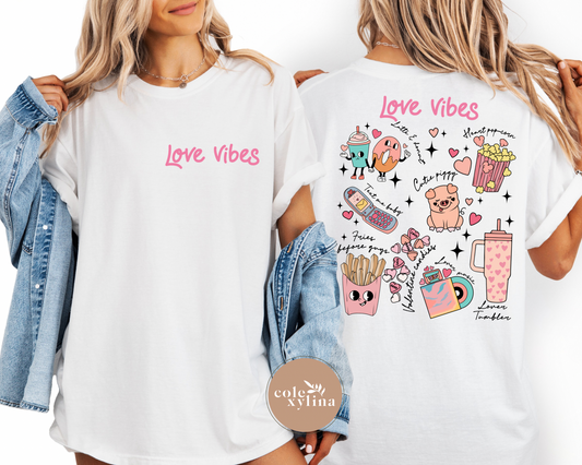 LOVE VIBE DOODLES (2 PIECE) - DTF TRANSFER