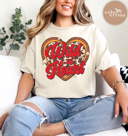 WESTERN WILD AT HEART - DTF TRANSFER