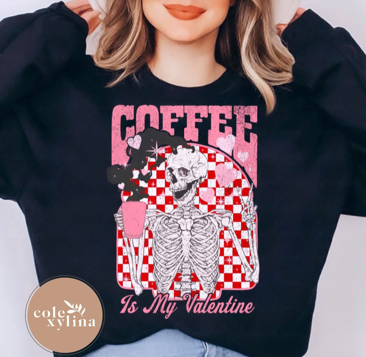 COFFEE IS NY VALENTINE - DTF TRANSFER