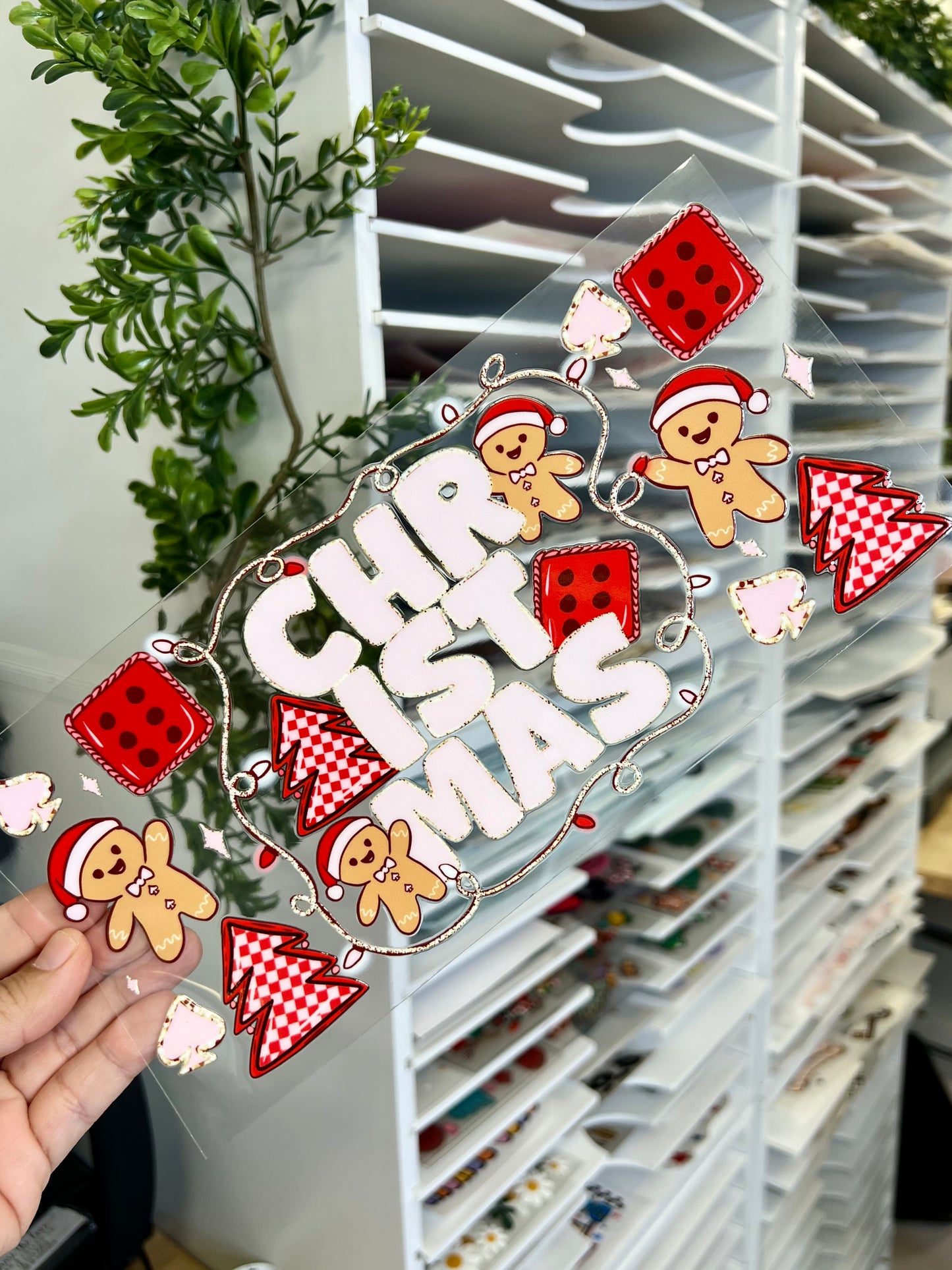 WESTERN PINK CHRISTMAS - 16OZ WRAP DOUBLE SIDED