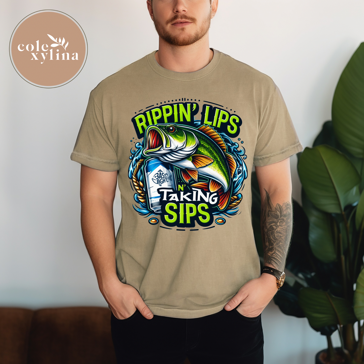 RIPPIN LIPS TAKIN SIPS - DTF TRANSFER