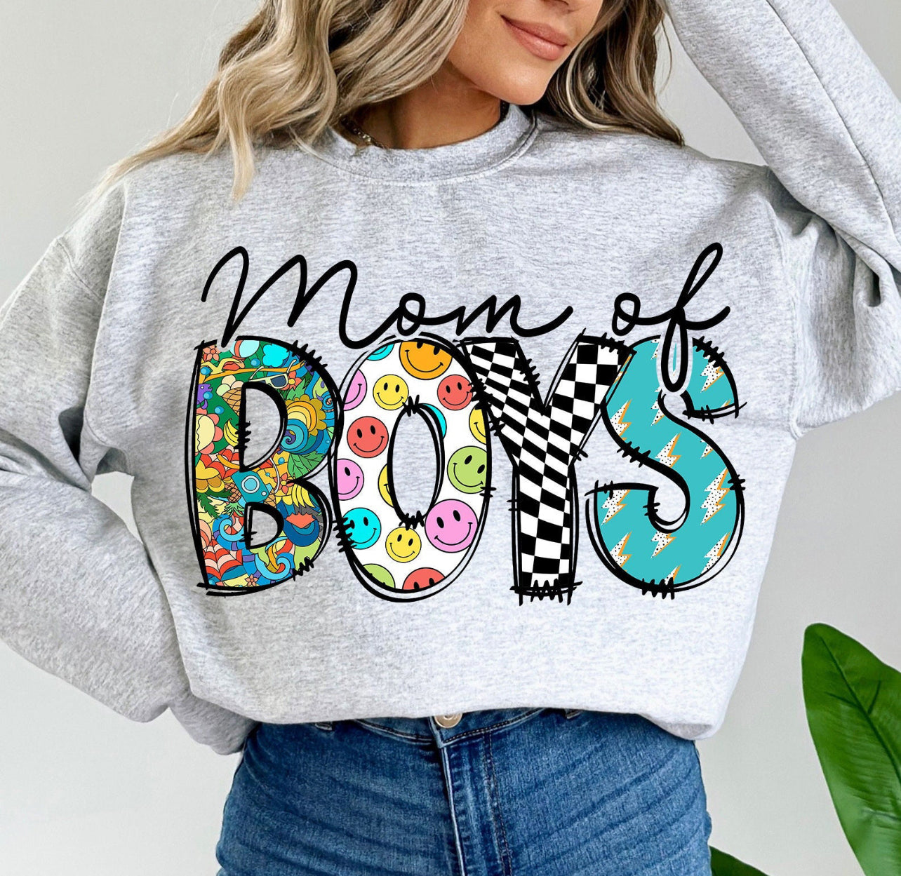 MOM OF BOYS - SWEATER
