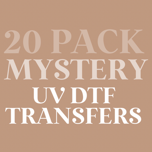 20PK MYSTERY - UV DTF TRANSFERS
