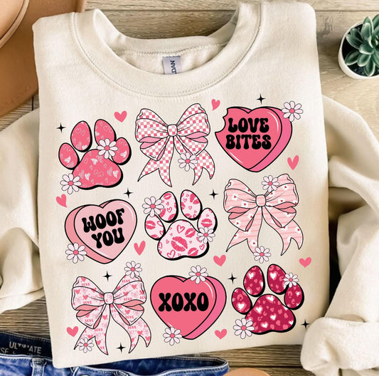 LOVE BITES WOOF YOU - DTF TRANSFER