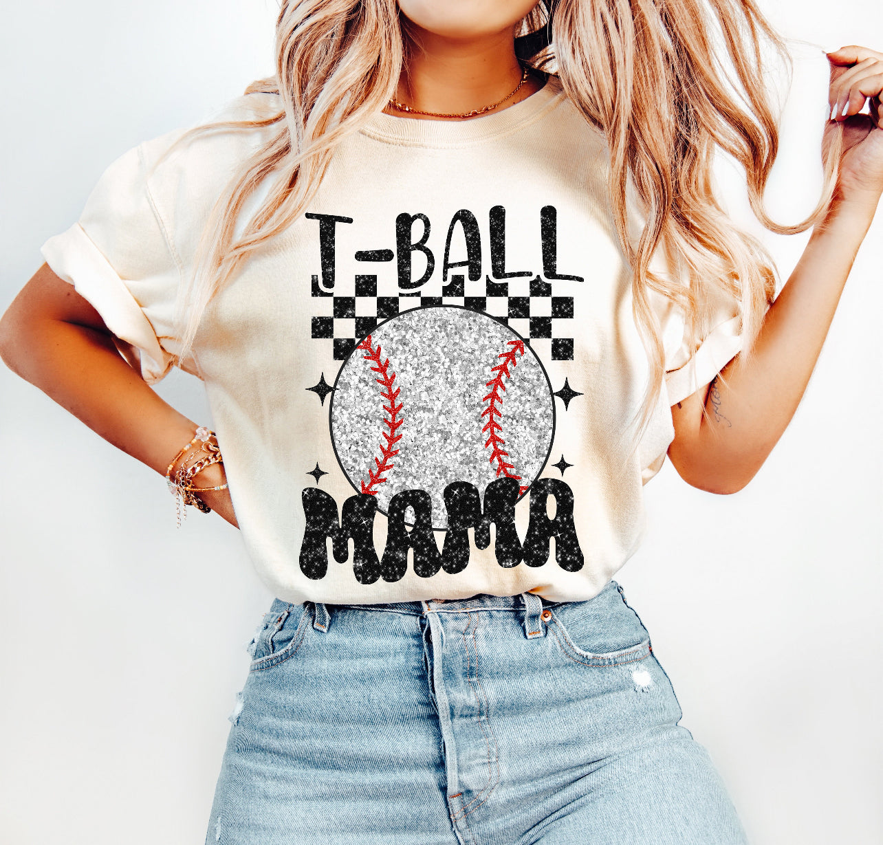 (DTF PRINT) T-BALL MAMA