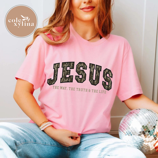 CAMO JESUS THE WAY THE TRUTH AND THE LIFE  (2 OPTIONS) - DTF TRANSFER