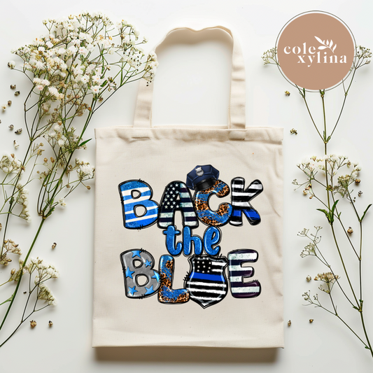 BACK THE BLUE - TOTE