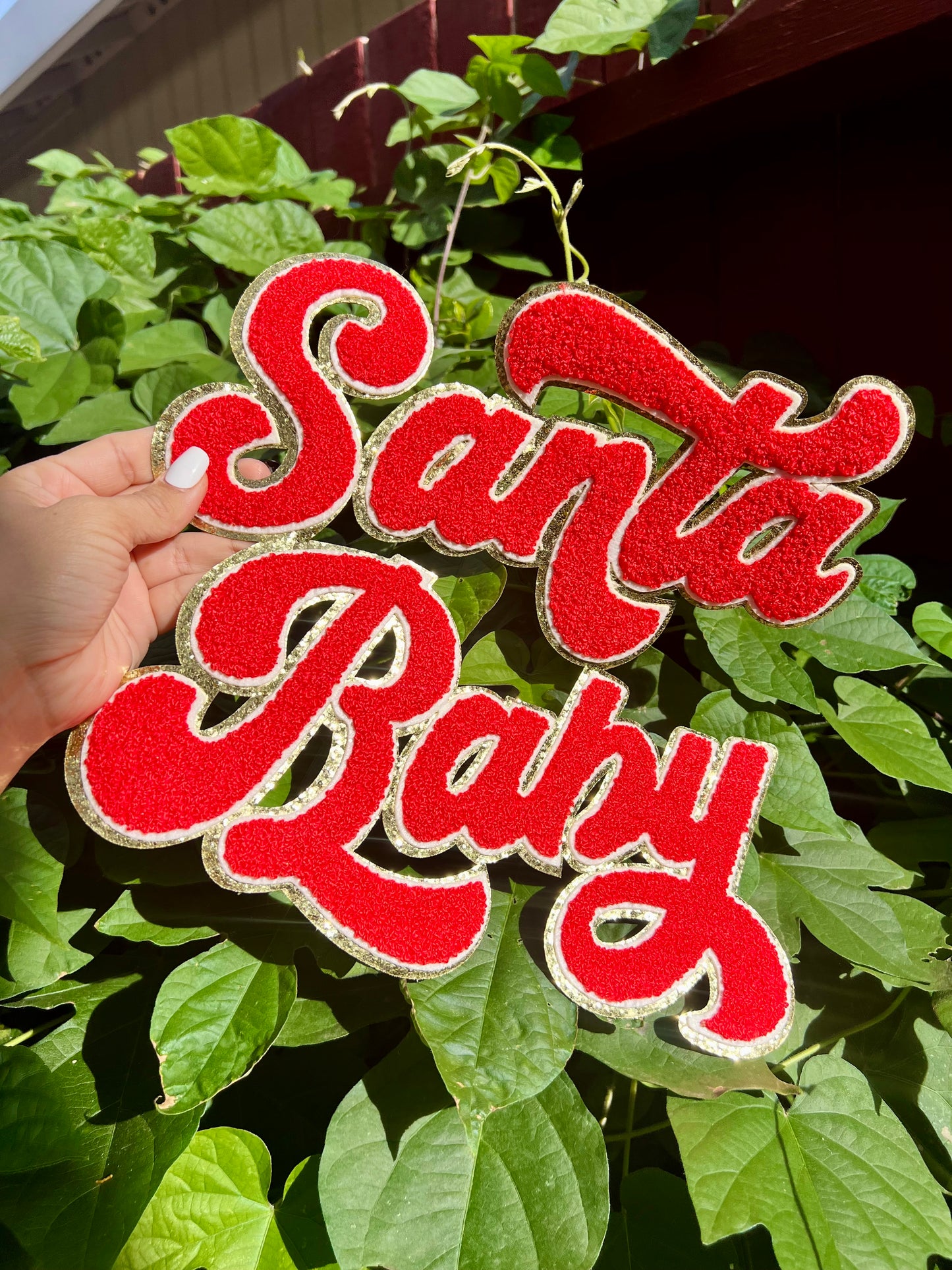 SANTA BABY - CHENILLE PATCH