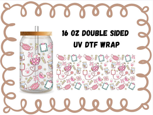 NURSE MEDICAL THINGS - 16OZ WRAP DOUBLE SIDED